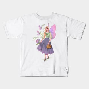 Sweet Pea Fairy Kids T-Shirt